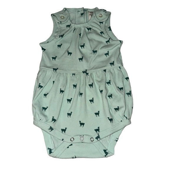 Kate Quinn NWT Ribbed Llama Bubble Romper - Picture 2 of 6